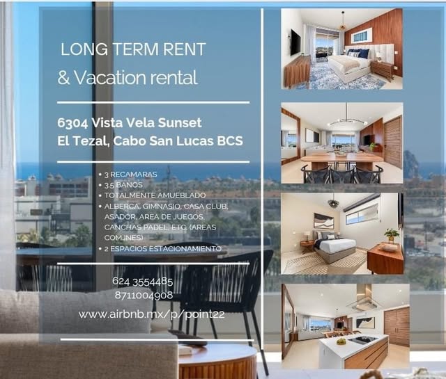Point22 long-term and vacation rental information for Vista Vela Sunset